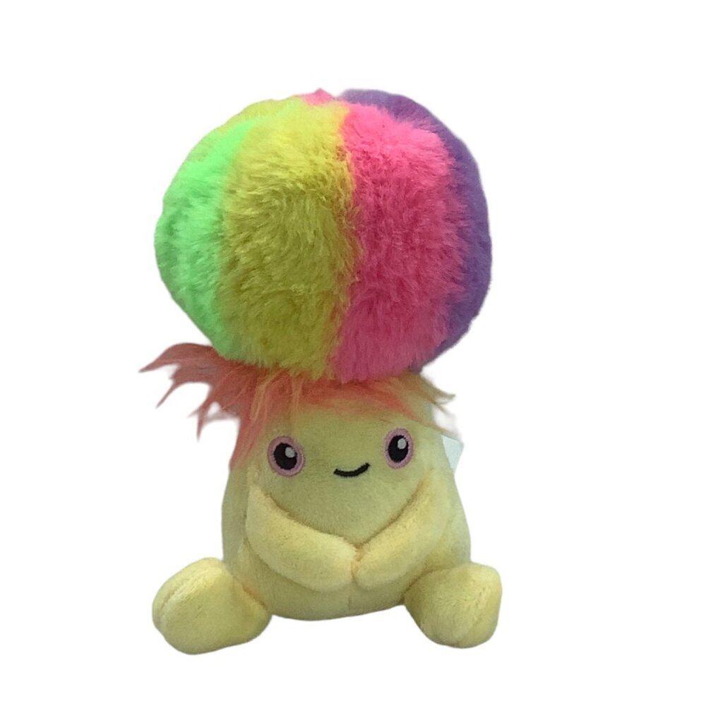 Living on the Veg Color Rainbow Funguys Quinn Plush Stuffed Toy 7" Kellytoy
